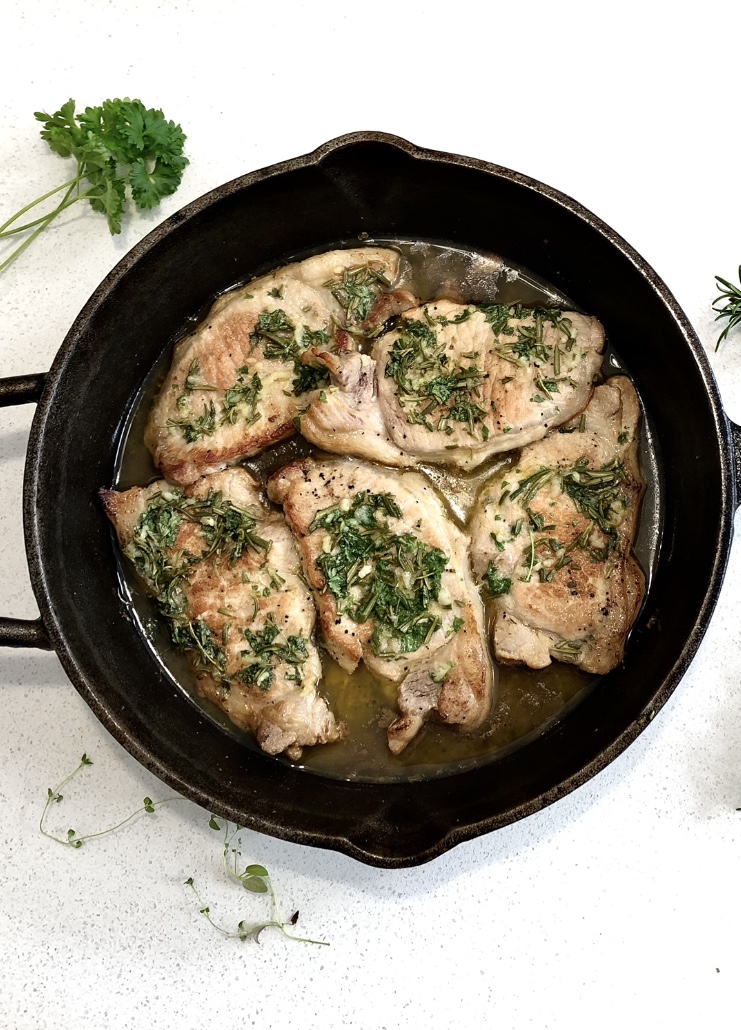 Herb and Garlic Pork Chops Recipe